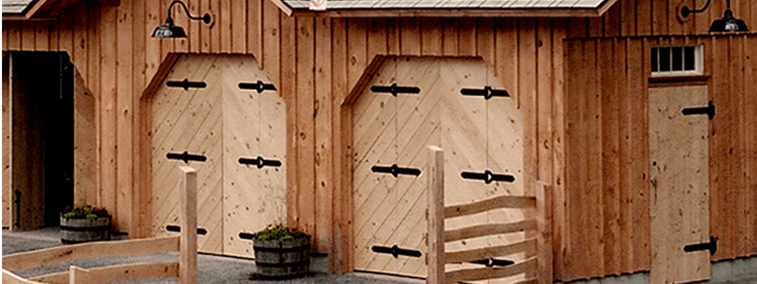 swinging garage doors