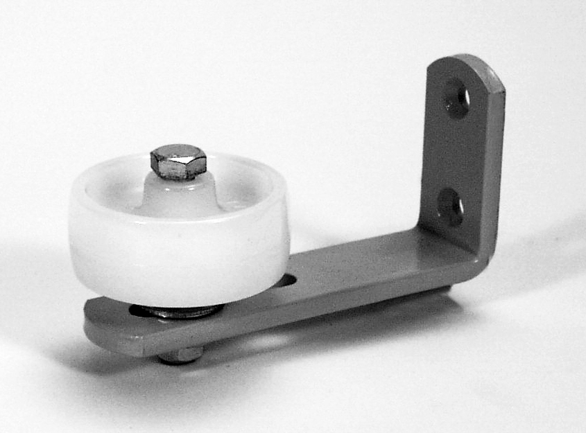 Hardware ID - 0058.00002ZC for Guide Roller, Wall Mount – Zinc Plated Guide Roller, Wall Mount – Zinc Plated