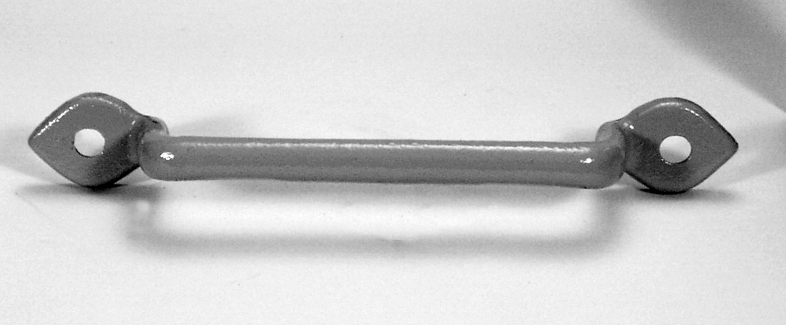 Hardware ID - 0191.00001ZC for Bow Handle – 14″ Long – Zinc Plated Bow Handle – 14″ Long – Zinc Plated