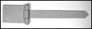 Hardware ID - 0434.00294 for 434-W Ball-Bearing Strap Hinge, 24″ Long – Powder Coated 434-W Ball-Bearing Strap Hinge, 24″ Long – Powder Coated