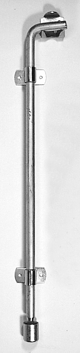 Hardware ID - 0524.00023SS for 24″ Heavy Duty Cane Bolt – Stainless Steel 24″ Heavy Duty Cane Bolt – Stainless Steel