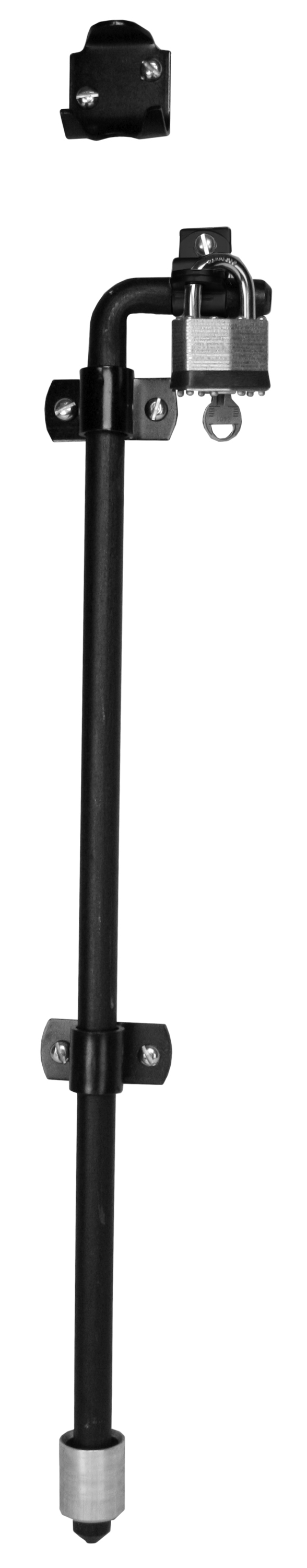 Hardware ID - 0524.00024BZC for Cane Bolt Lock Package – Black Zinc Plated Cane Bolt Lock Package – Black Zinc Plated