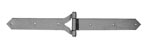 1040 Disc-Bearing Center Strap Hinge -15″ Long  – 1-1/2″ offset  – Powder Coat