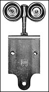 Hardware ID - 3110.00002 for Hanger Assembly (with Aprons) – Caged Roller Bearings (Pair) – Zinc Plated Hanger Assembly (with Aprons) – Caged Roller Bearings (Pair) – Zinc Plated