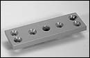 Hardware ID - 3110.00012ZC for Door Top Plate – Used with 3110.00001 & 3120.00001 Trucks – Zinc Plated Door Top Plate – Used with 3110.00001 & 3120.00001 Trucks – Zinc Plated