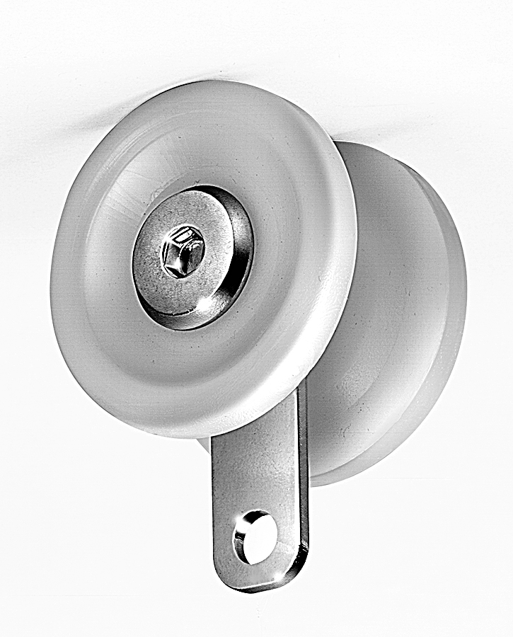 Hardware ID - 3140.00001 for Utility Hanger, Light Duty – Delrin Wheels – Zinc Plated Utility Hanger, Light Duty – Delrin Wheels – Zinc Plated